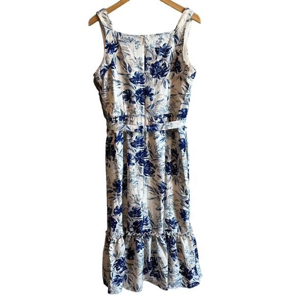 Donna Ricco Floral Sleeveless A-Line Dress 14 - Picture 11 of 14